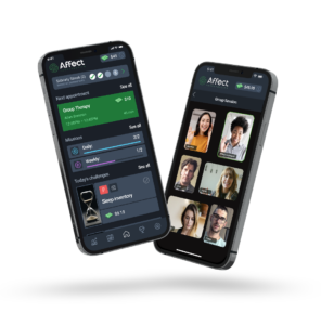 Affect's app brings group and individual therapy with licensed counselors to you